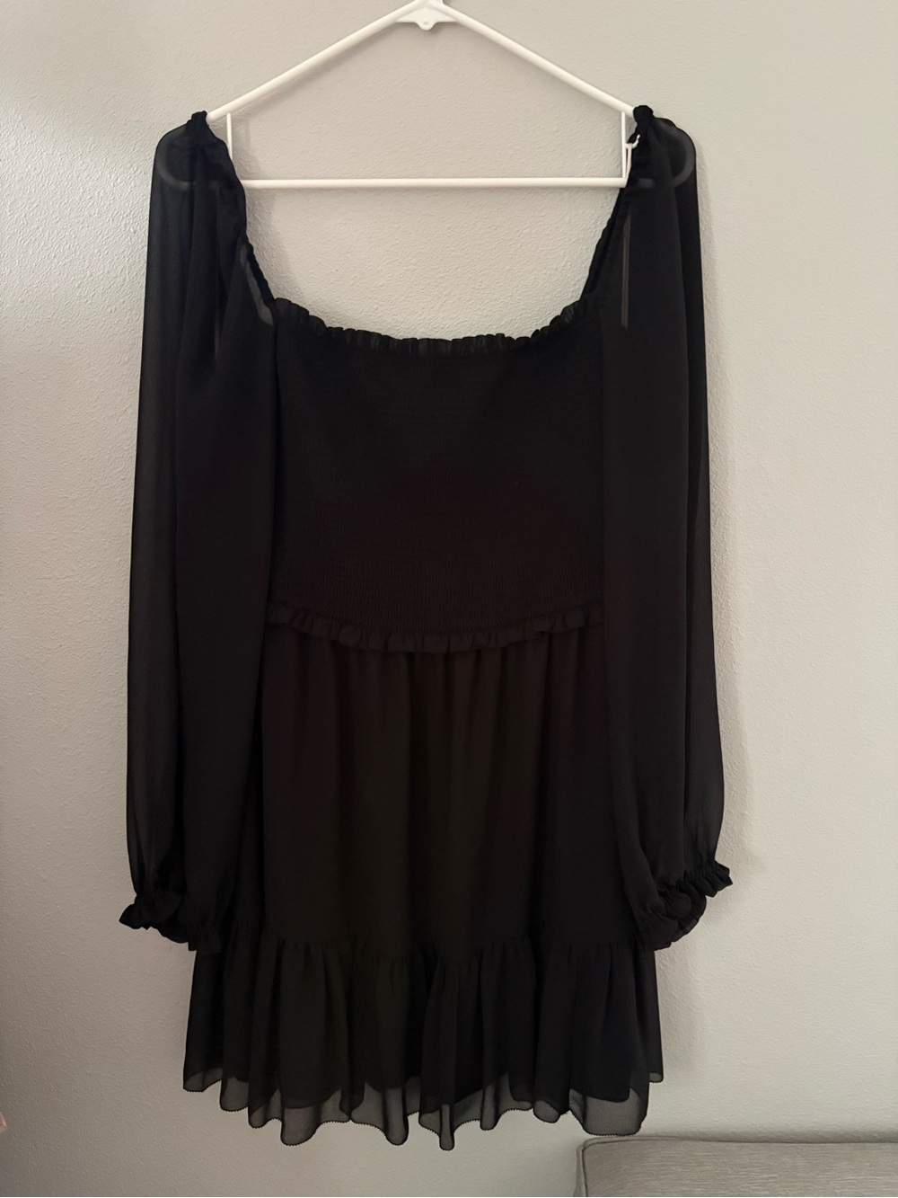 Aritzia Wilfred Tempest Dress in Black Size L